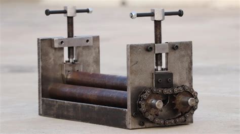 homemade steel rolling machine